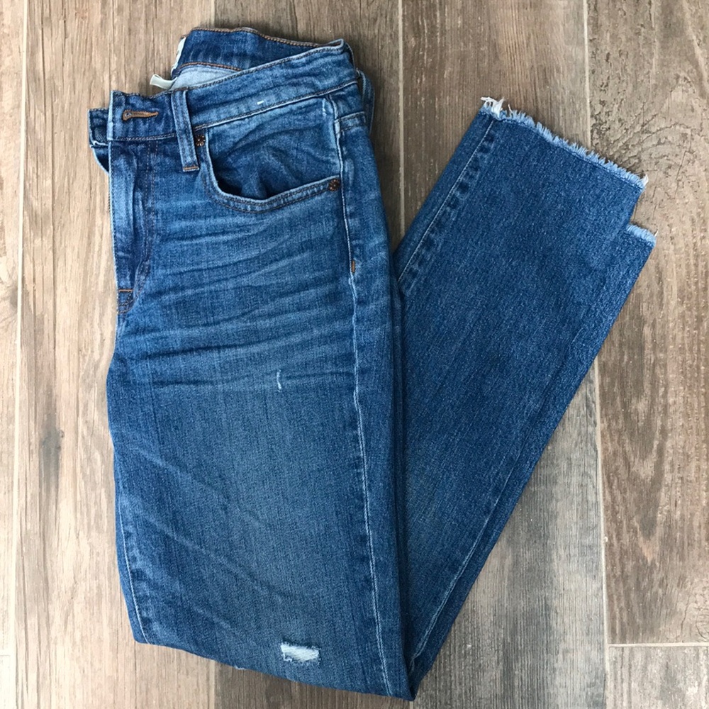 J. Crew Jeans 24 Slim Broken In Boyfriend worn 1x
